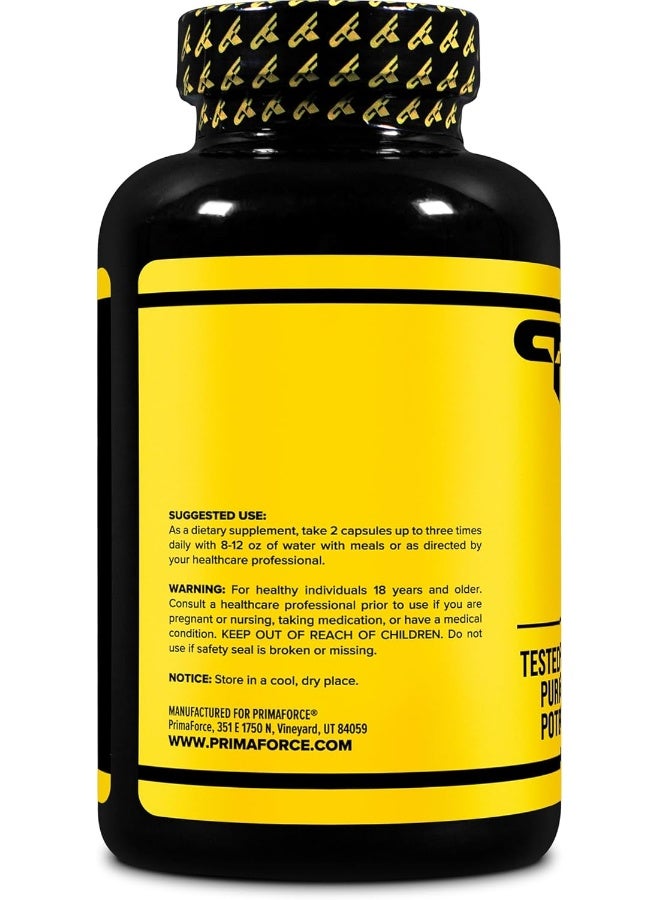 PrimaForce Yohimbine HCl 2.5mg, 270 Capsules - Premium Supplement, Boosts Performance, Zero Fillers, Non-GMO and Gluten Free - Image 3